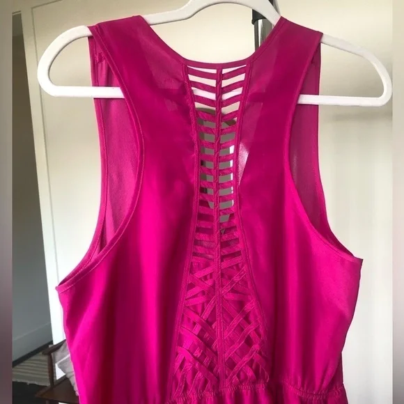 Pink Charlie Jade Women’s Faux Wrap Dress sz 10 - Picture 4 of 6